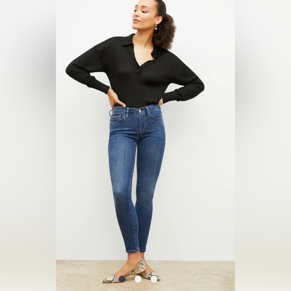 Frame Denim Denim - FRAME Le skinny de Jeanne Crop denim jeans